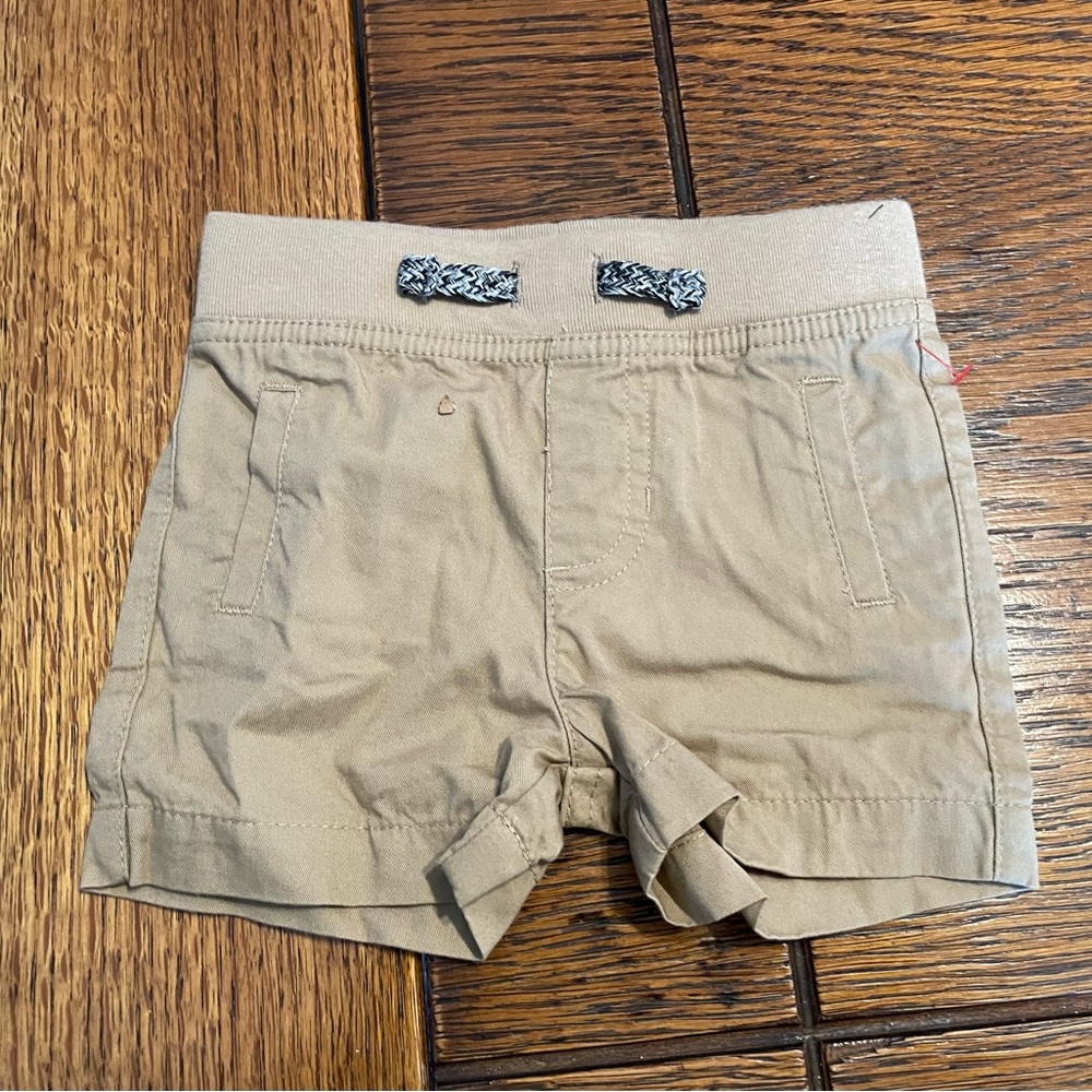 Cat & Jack Baby Tan Knit-Waist Shorts